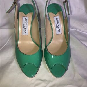 Jimmy Choo Peep Toe Heels